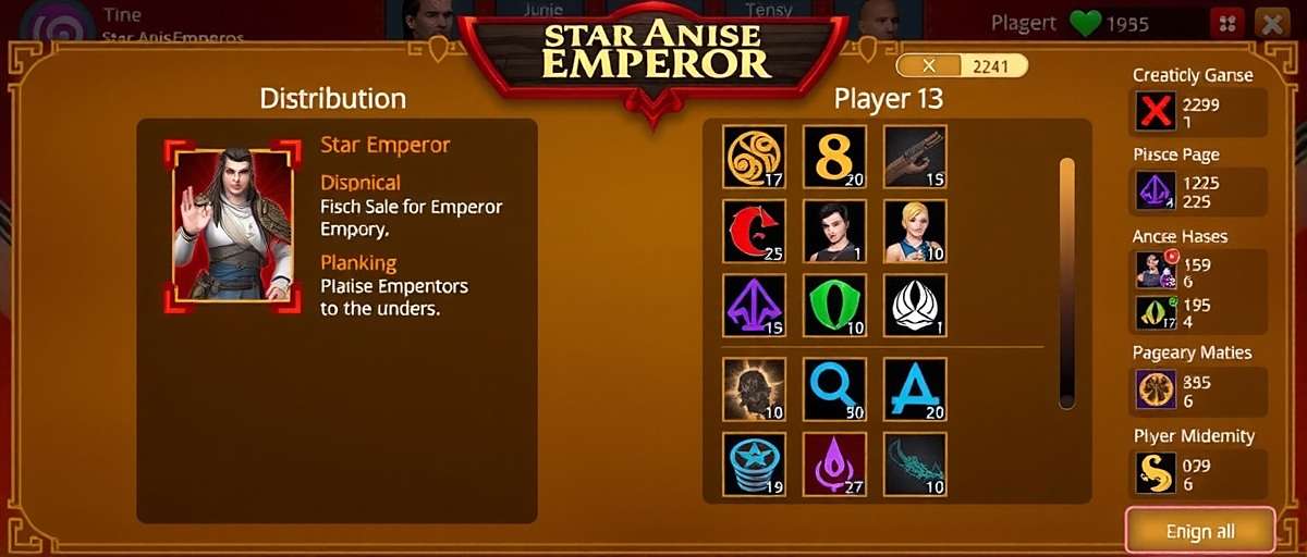 Geographic Distribution of Star Anise Emperor Players in India Star Anise Emperor Player Distribution